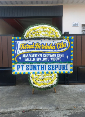 Papan Bunga Duka di Medan Area